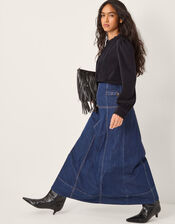 Layla Lace Trim Shirt, Blue (NAVY), large