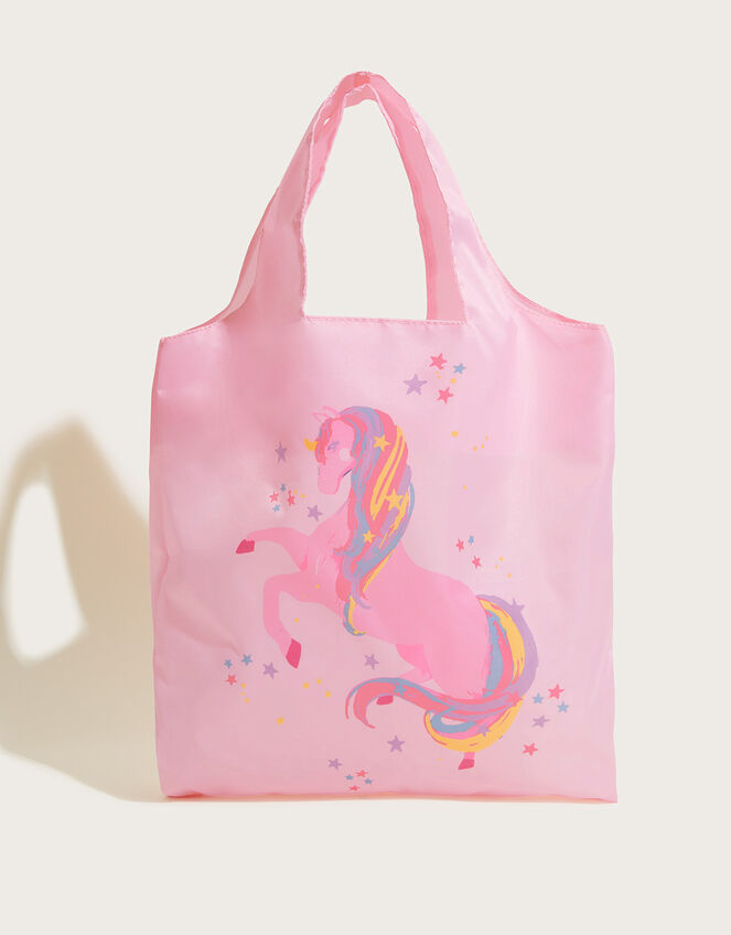 Unicorn Compact Shopper Bag, , large