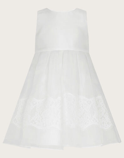 Baby Alovette Lace Christening Dress, White (WHITE), large