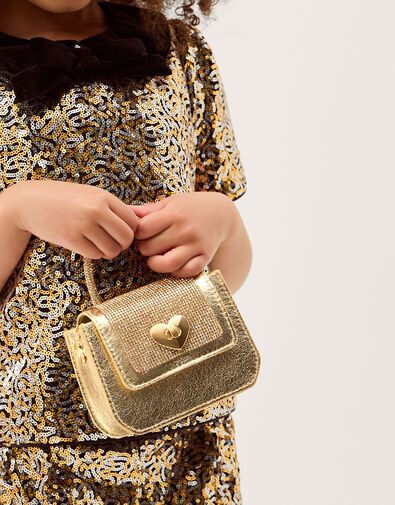 Mini Metallic Handbag, , large