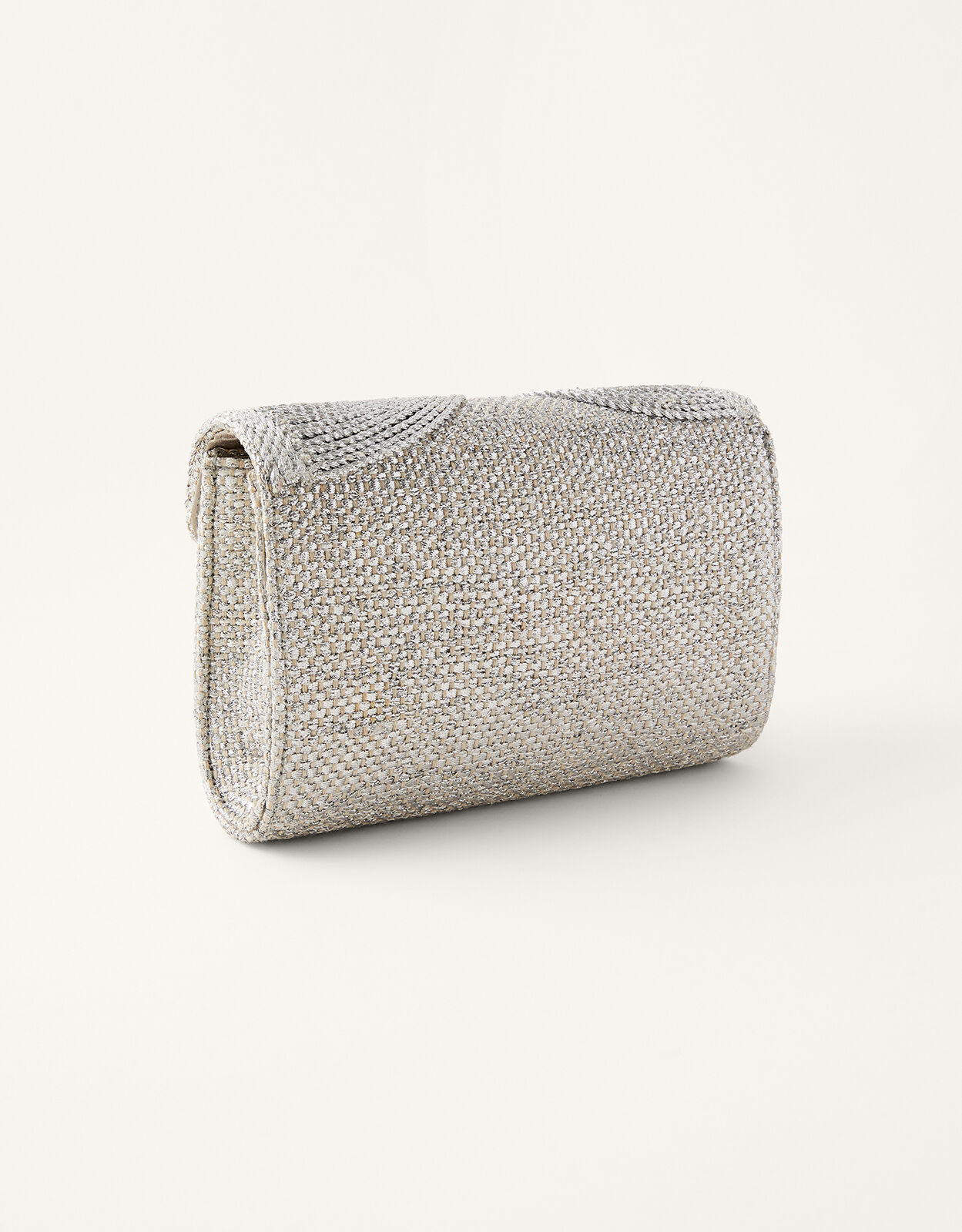 metallic evening bag