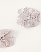 Leaf Flower Hair Clip Twinset, , large