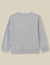 London Graphic Christmas Sweatshirt, Grey (GREY), large
