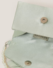 Mini Flower Bridesmaid Bag, Green (SAGE), large