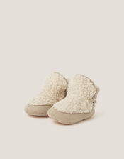 Baby Borg Booties, Cream (CREAM), large