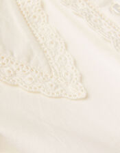 Boutique Rose Embroidered Collar Blouse, Ivory (IVORY), large