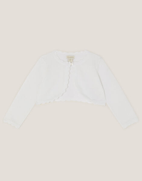 Baby Maeve Cardigan, Ivory (IVORY), large