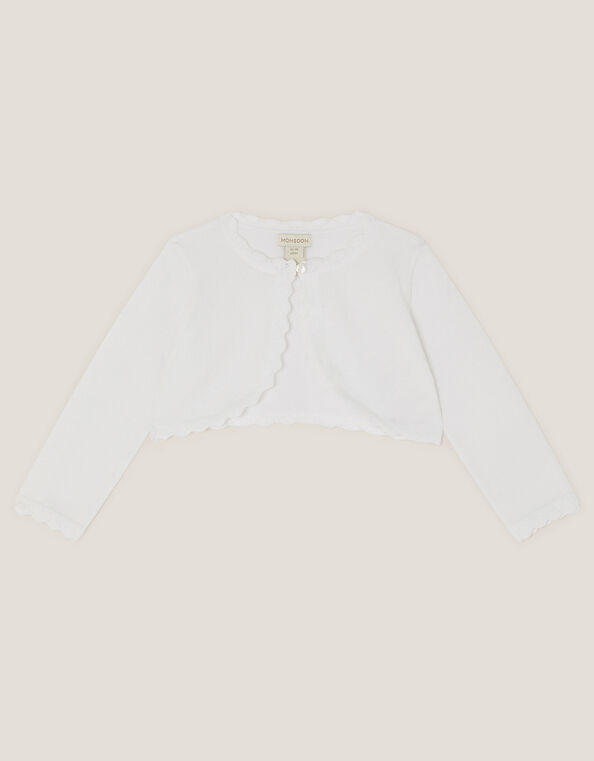 Baby Maeve Cardigan, Ivory (IVORY), large