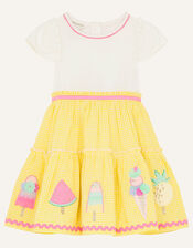 Baby Ice Cream 2-in-1 Dress, Yellow (YELLOW), large