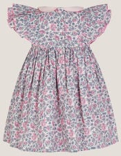 Baby Savannah Floral Dress & Headband Set, Pink (PINK), large