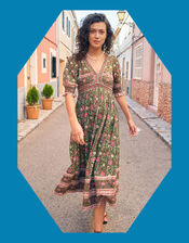 East Brooke Dress, Green (GREEN), large