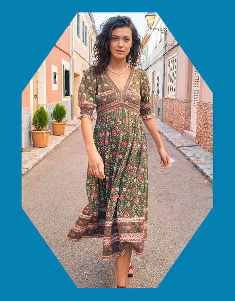East Brooke Dress, Green (GREEN), large