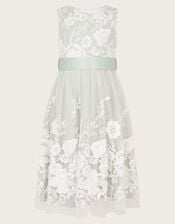 Alicia Embroidered Lace Maxi Dress, Green (GREEN), large