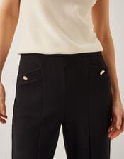 Shelby Pull-On Jersey Trousers, Black (BLACK), large