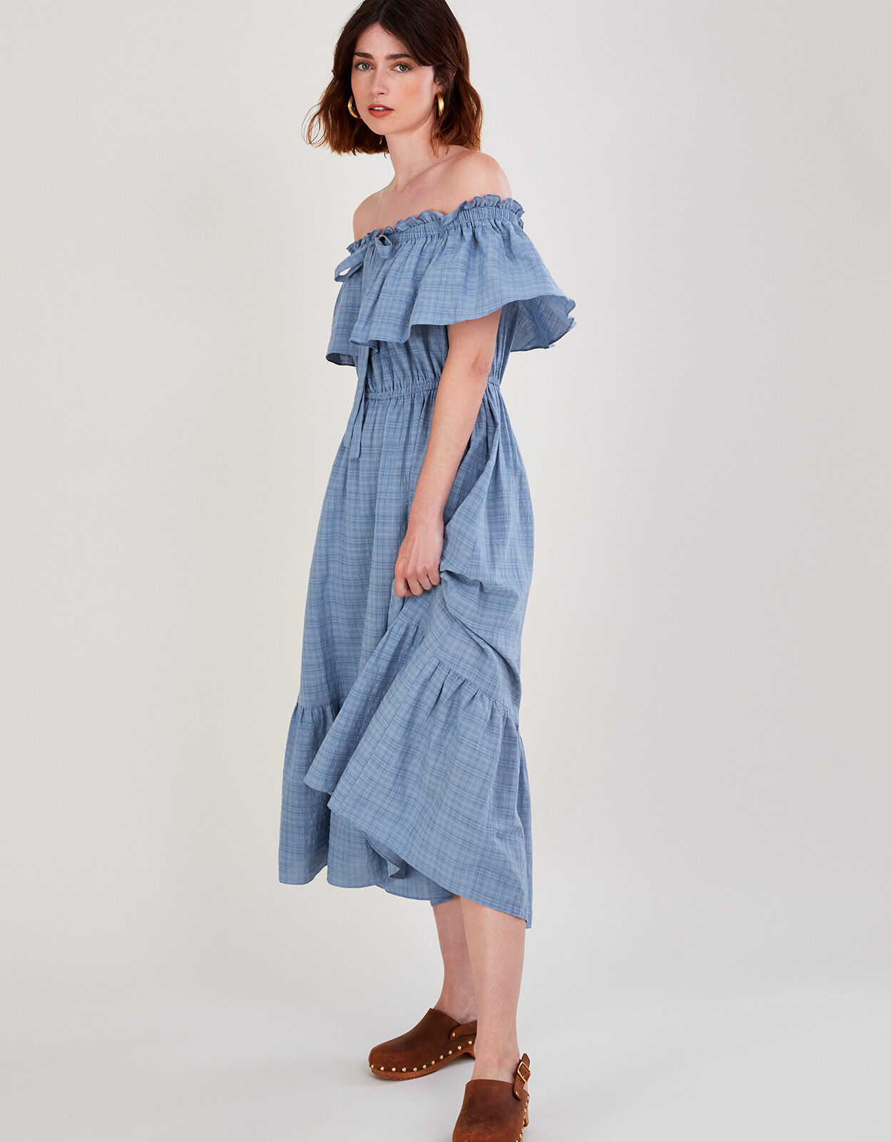 Monsoon top check dress