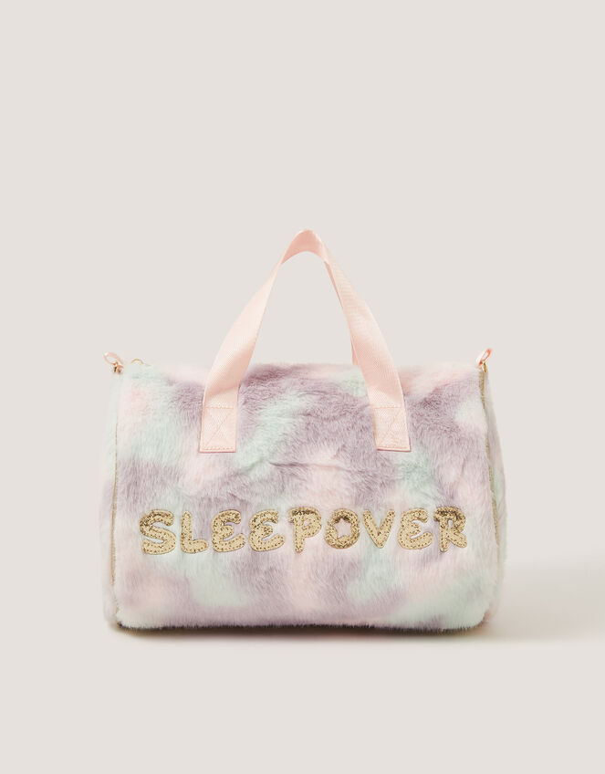 Fluffy Sleepover Duffle Bag, , large