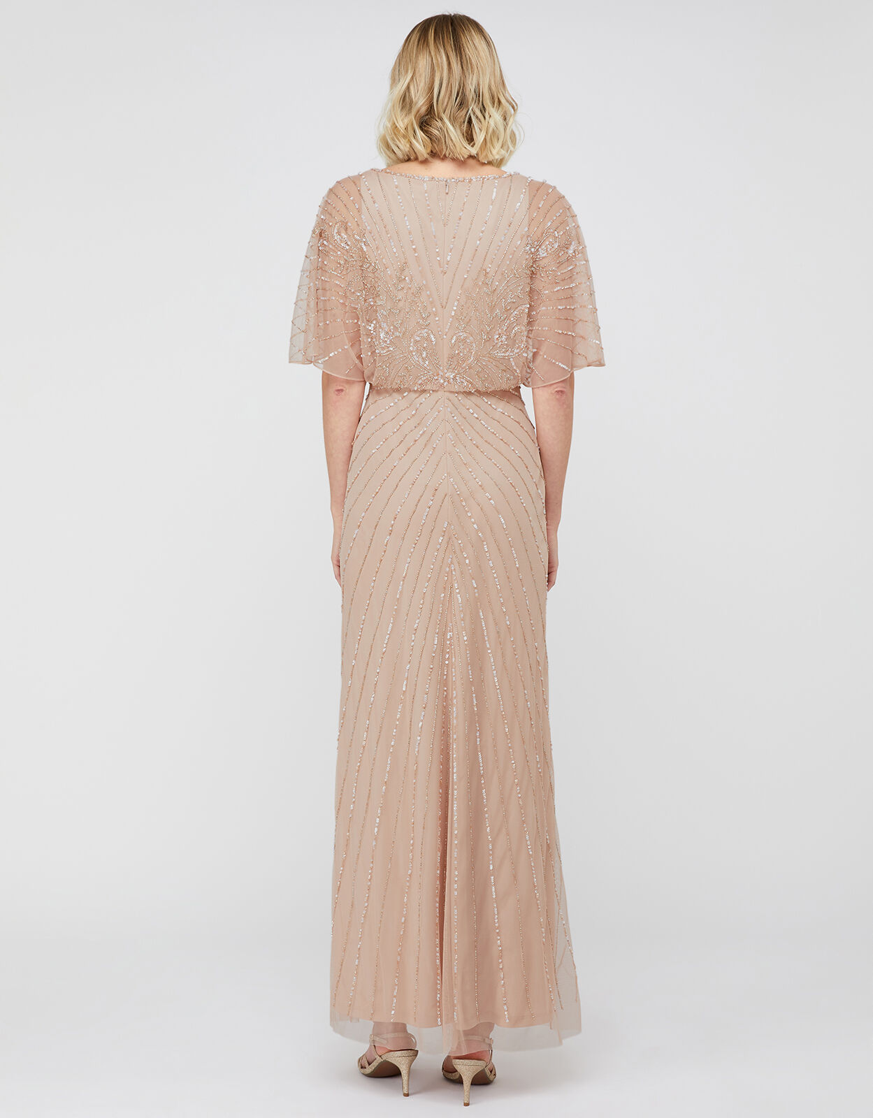 monsoon pink truth sequin maxi dress