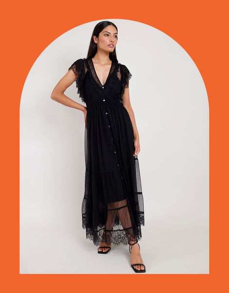 East Safiyah Dress, Black (BLACK), large