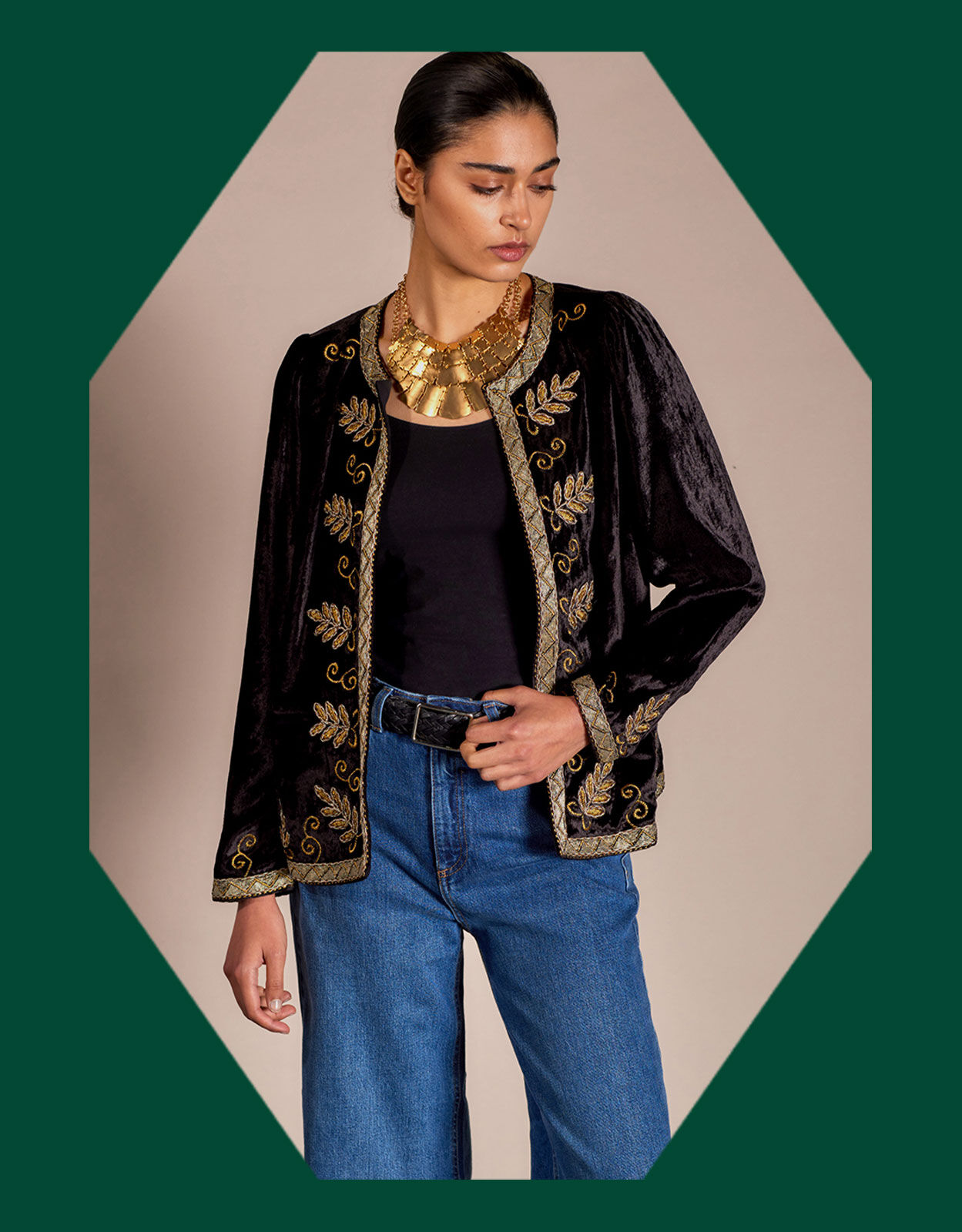 Monsoon deals velvet jacket