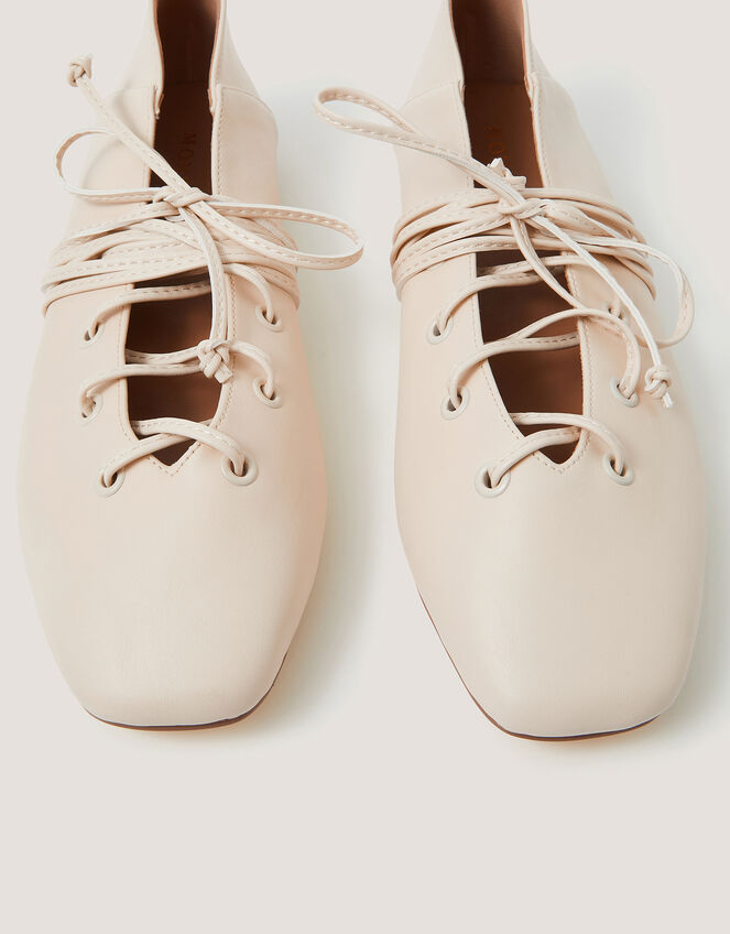 Grace Ghillie Flats, Ivory (IVORY), large