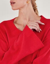 Han Heatseal Embellished Sweater , Red (RED), large
