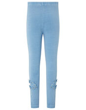 Flamingo Garment Dye Leggings, Blue (BLUE), large