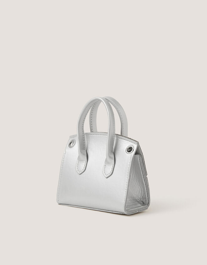 Clara Rainbow Diamant&eacute; Bag, Silver (SILVER), large