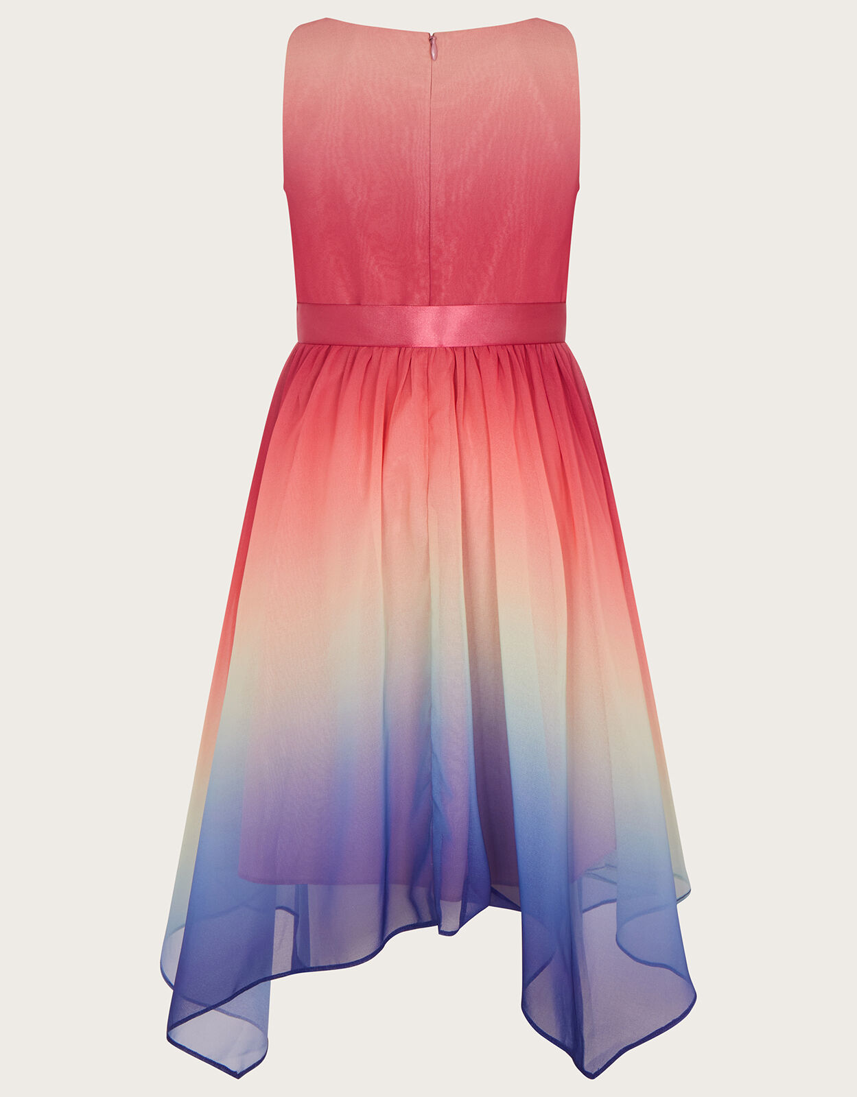 Onna Ombre Chiffon Dress Multi