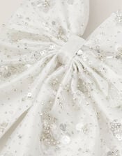 Sparkle Bow Hair Clip, , large