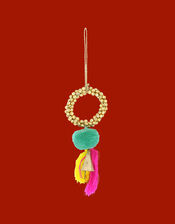 Fiona Walker Bright Mini Bell Wreath, Green (GREEN), large