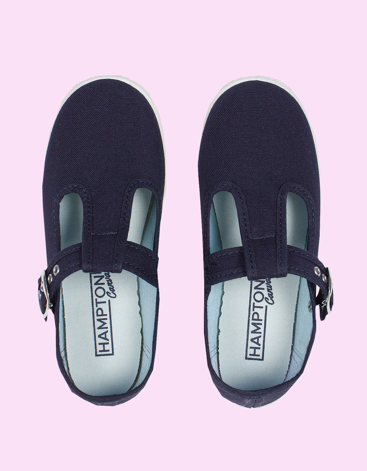 Hampton Canvas Nantucket Plimsolls Blue