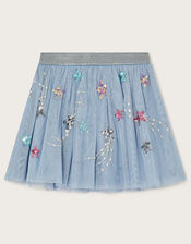 Disco Starburst Skirt, Blue (BLUE), large