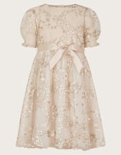 Skye Sequin Embellished Tunic Dress, Gold (GOLD), large