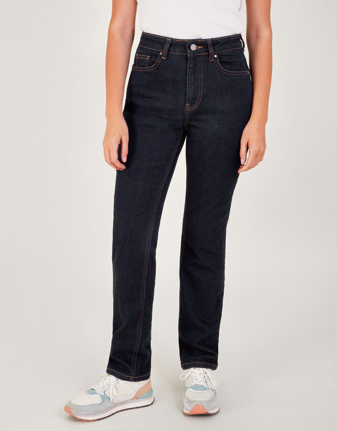 Bella Straight Denim Jeans with Sustainable Cotton, Blue (INDIGO), large