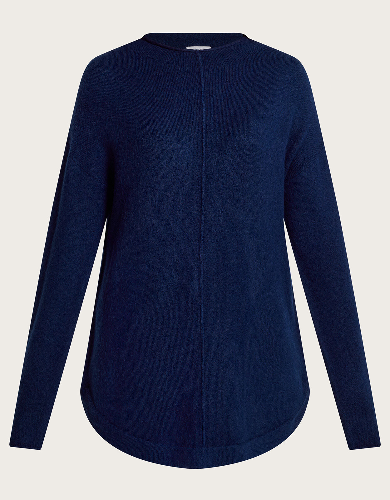 Navy top longline jumper