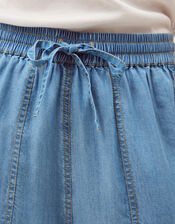 Daria Chambray Balloon Pants, Blue (DENIM BLUE), large