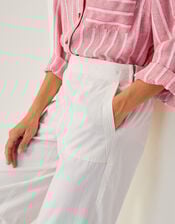 Harper Regular Wide Leg Jeans, Ecru (ECRU), large