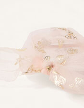 Foil Butterfly Knotted Headband, , large