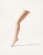 35 Denier Bridal Spot Tights, Ivory (IVORY), large