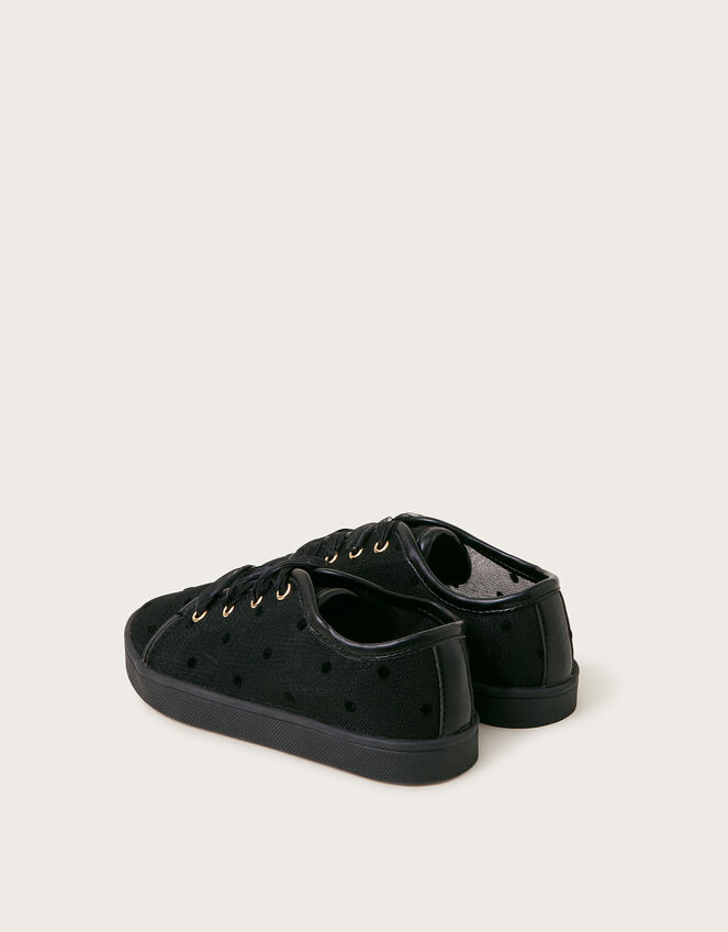 Polka Dot Princess Trainers , Black (BLACK), large