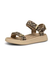 Woden Platform Sandals, Leopard (LEOPARD), large