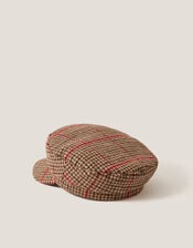 Viv Check Baker Boy Hat, , large