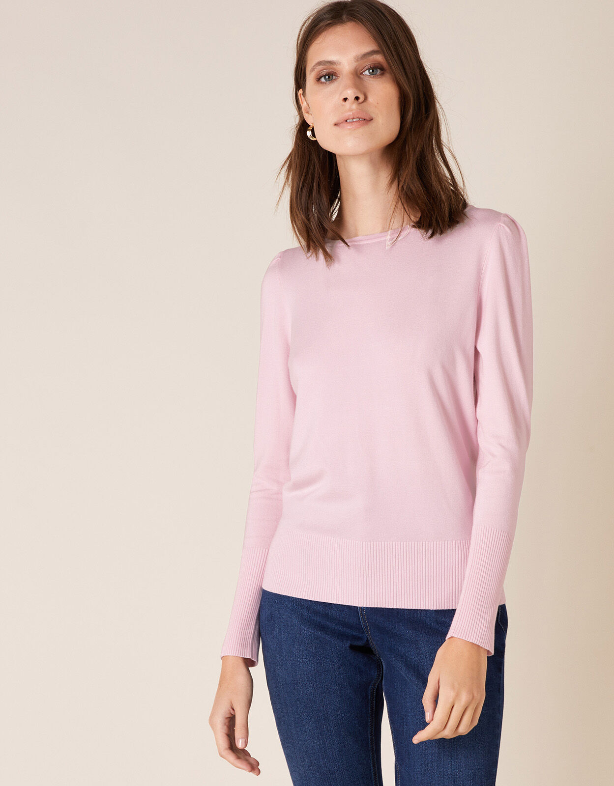 Monsoon pink jumper outlet