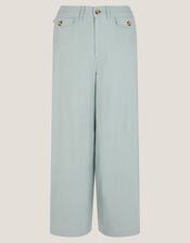 Ciara Cropped Wide Leg Jeans, Blue (PALE BLUE), large