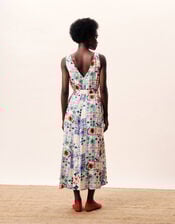 FRNCH Consordia Tile Print Midi Dress, Multi (MULTI), large