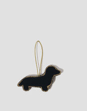 Embellished Sausage Dog Christmas Tree Decoration, , large