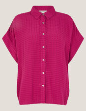 Paige Slouchy Shirt, Pink (PINK), large