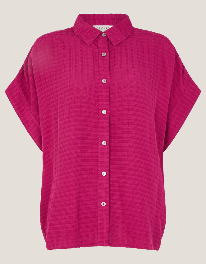 Paige Slouchy Shirt, Pink (PINK), large