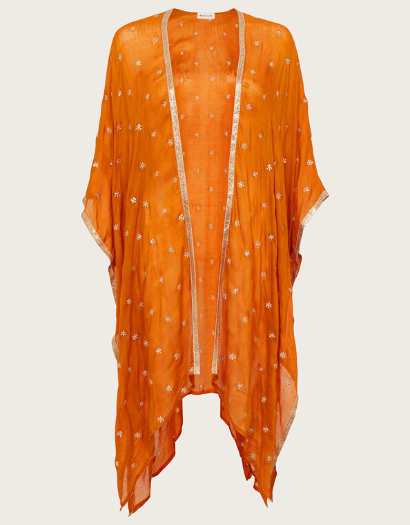 Embroidered Kaftan Orange, Orange (ORANGE), large