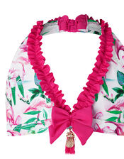 Floella Floral Flamingo Bikini Set with Recycled Polyester, Pink (PALE PINK), large